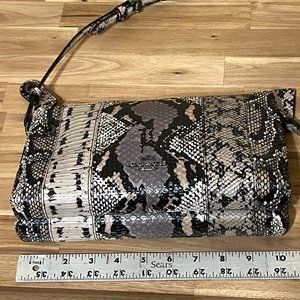 Coach Crossbody Embossed Reptile Bag